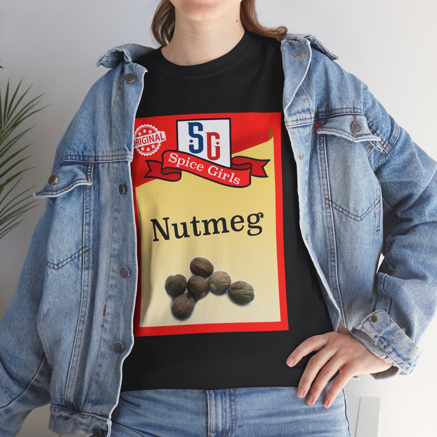 Spice Nutmeg Tee - Unisex Heavy Cotton T-Shirt | Perfect for Music Lovers, Gift for Friends, Fun Statement Piece, Retro Spice