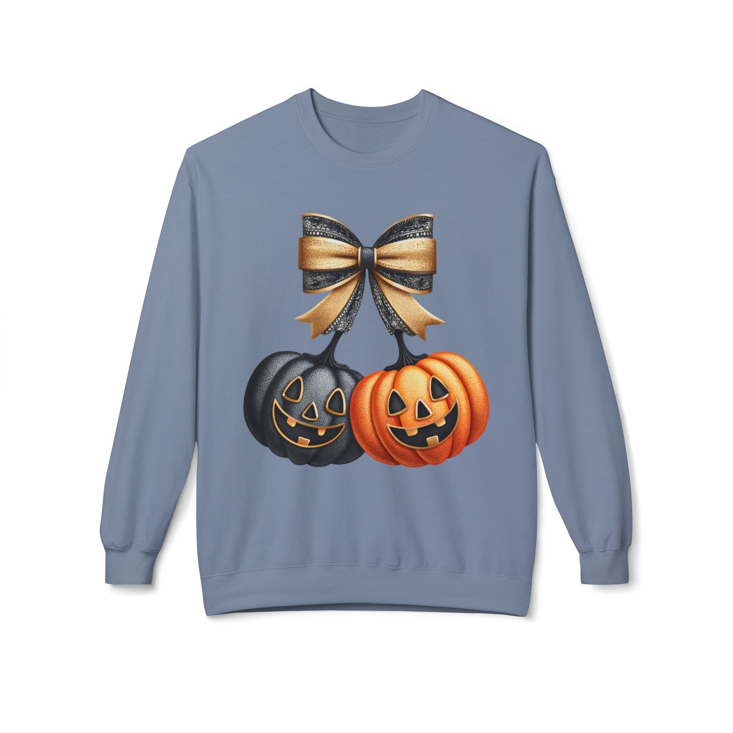 Halloween Pumpkin Crewneck Sweatshirt | Spooky Season Apparel, Halloween Fashion, Cozy Sweatshirt, Fall Outfit, Unisex Gift