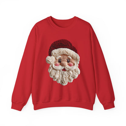 Santa Face Crewneck Sweatshirt