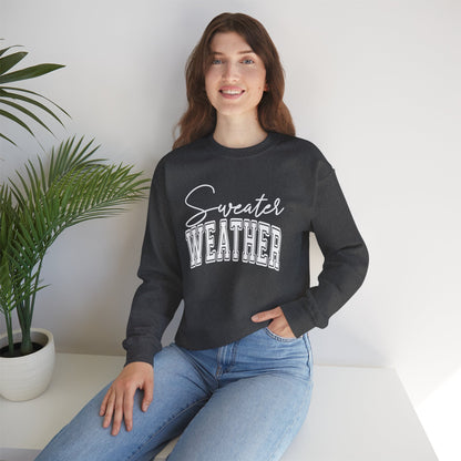 Unisex Heavy Blend™ Crewneck Sweater Weather Sweatshirt