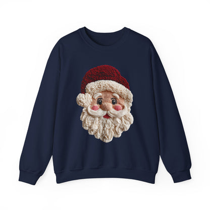 Santa Face Crewneck Sweatshirt