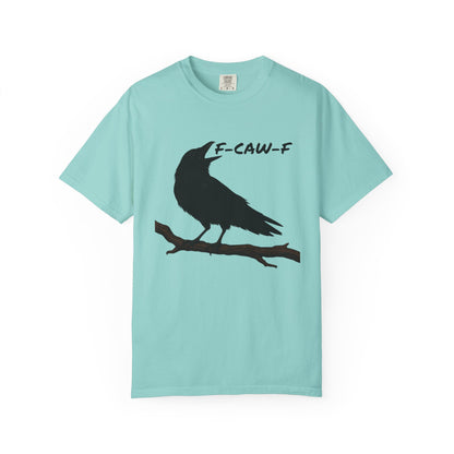 F-Caw-F Unisex T-Shirt, Casual Wear, Bird Lover Gift, Nature Tee, Funny Animal Shirt, Gift for Friends, crow