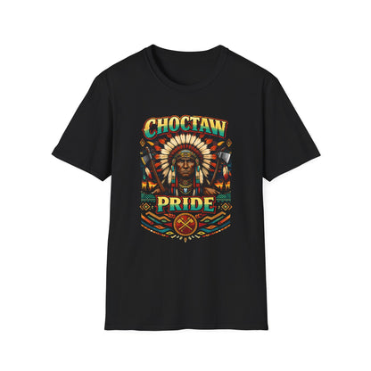 Choctaw Pride T-Shirt — Native American Heritage Tribal Headdress Design