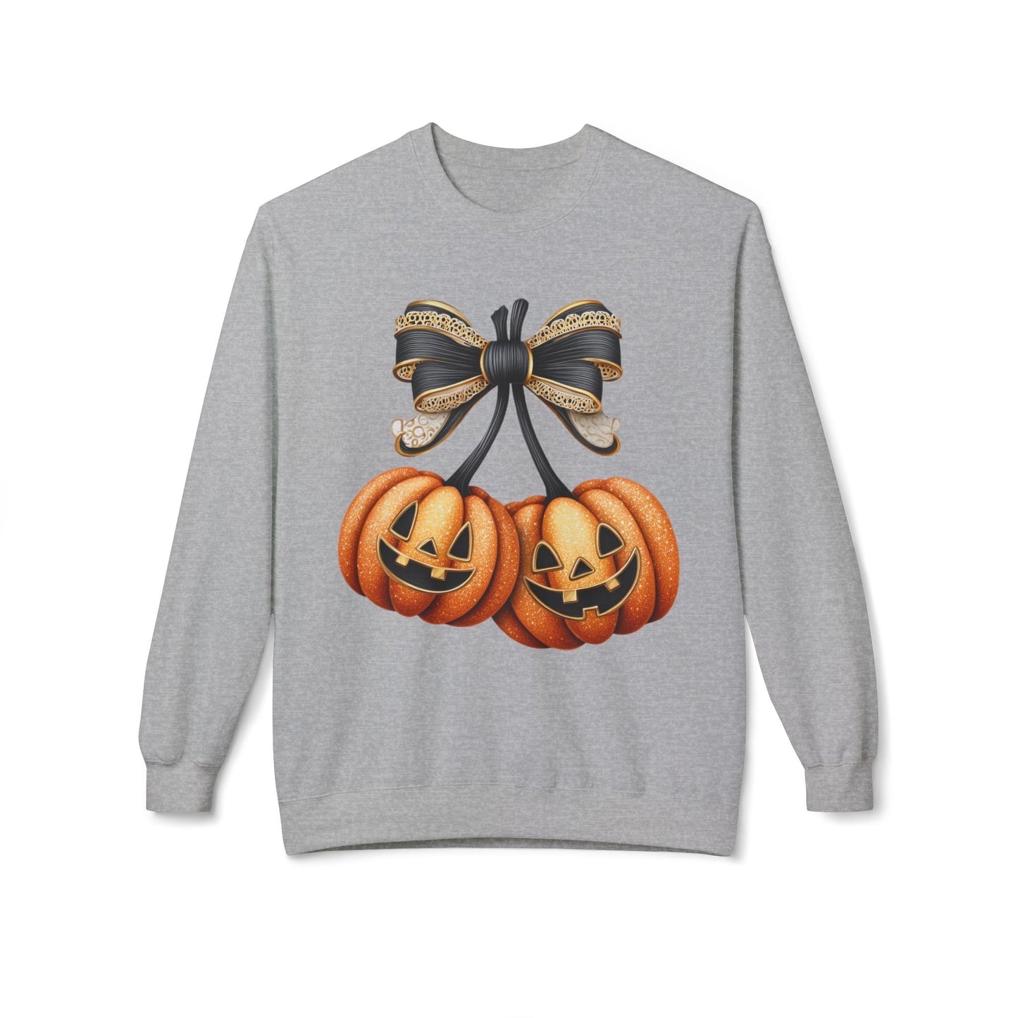 Halloween Pumpkin Sweatshirt, Cozy Fall Apparel, Unisex Crewneck, Spooky Season Gift, Autumn Fashion, Halloween Decorations
