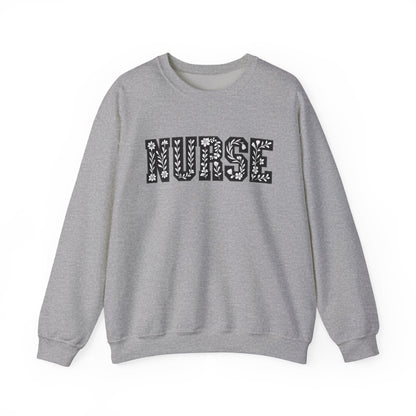 Nurse Crewneck Sweatshirt, Cozy Gift for Healthcare Workers, Ideal for Nursing Students, Medical Professionals, Appreciation Gift