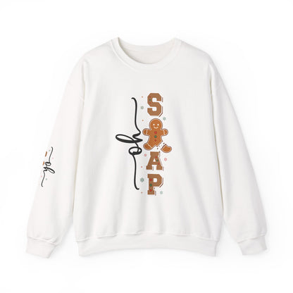 Gingerbread Oh Snap Crewneck Sweatshirt - Cozy Holiday Vibes