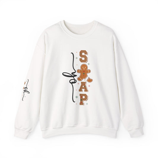 Gingerbread Oh Snap Crewneck Sweatshirt - Cozy Holiday Vibes