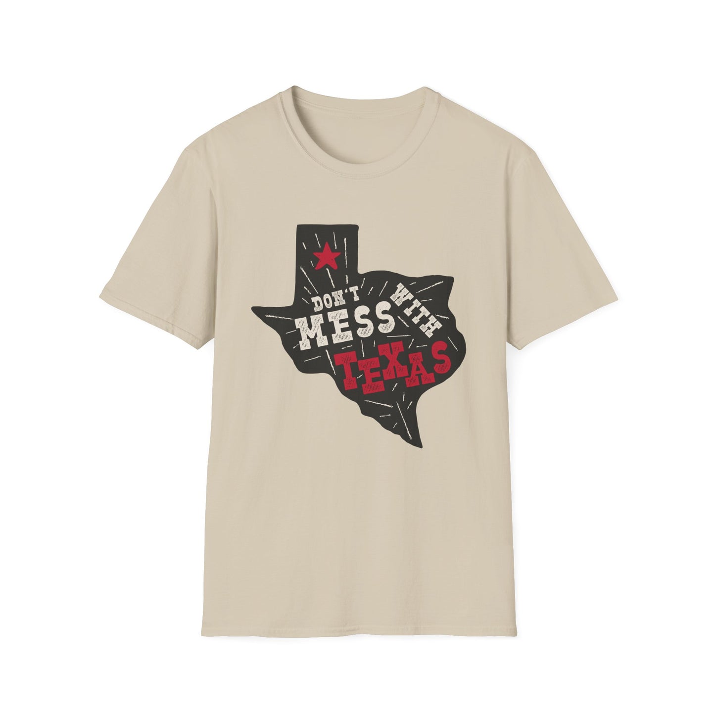Don't Mess With Texas T-Shirt - Unisex Softstyle Tee, Texas Pride Apparel, Gift for Texans, Summer Fashion, State Love Shirt