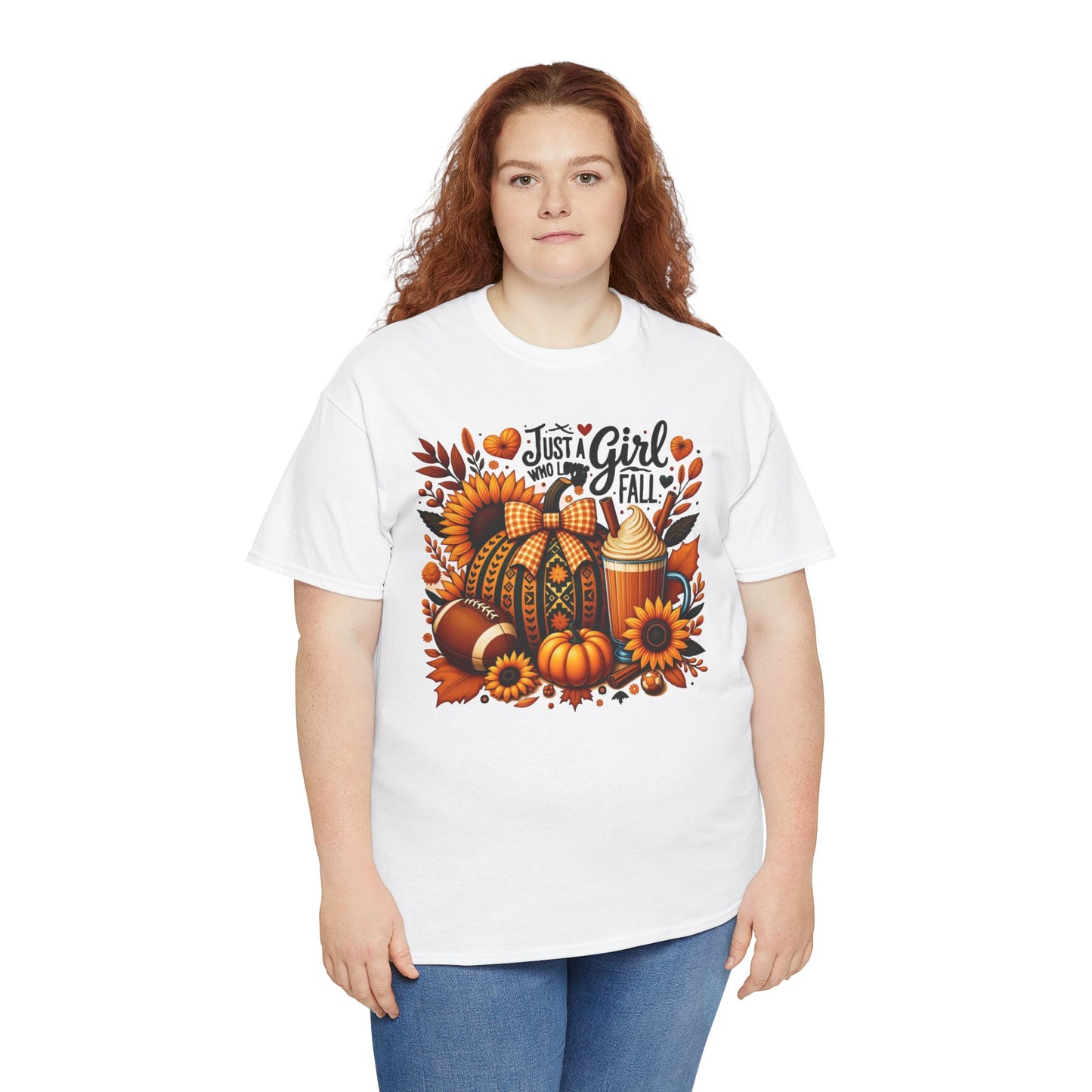 Fall-Themed Unisex Heavy Cotton Tee, Cozy Autumn Shirt, Thanksgiving Gift, Harvest Festival Apparel, Seasonal Fashion Statement