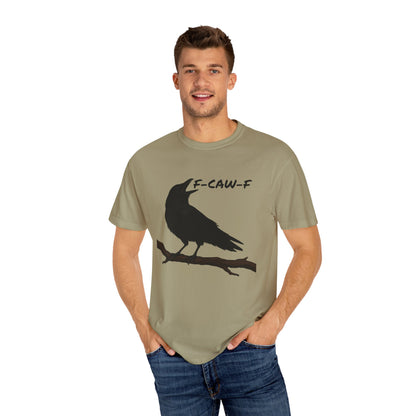 F-Caw-F Unisex T-Shirt, Casual Wear, Bird Lover Gift, Nature Tee, Funny Animal Shirt, Gift for Friends, crow