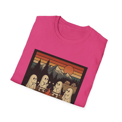 Camp Spooky Unisex T-Shirt | Halloween Vibes, Ghost Lovers Gift, Fall Apparel, Campfire Tee, Casual Wear