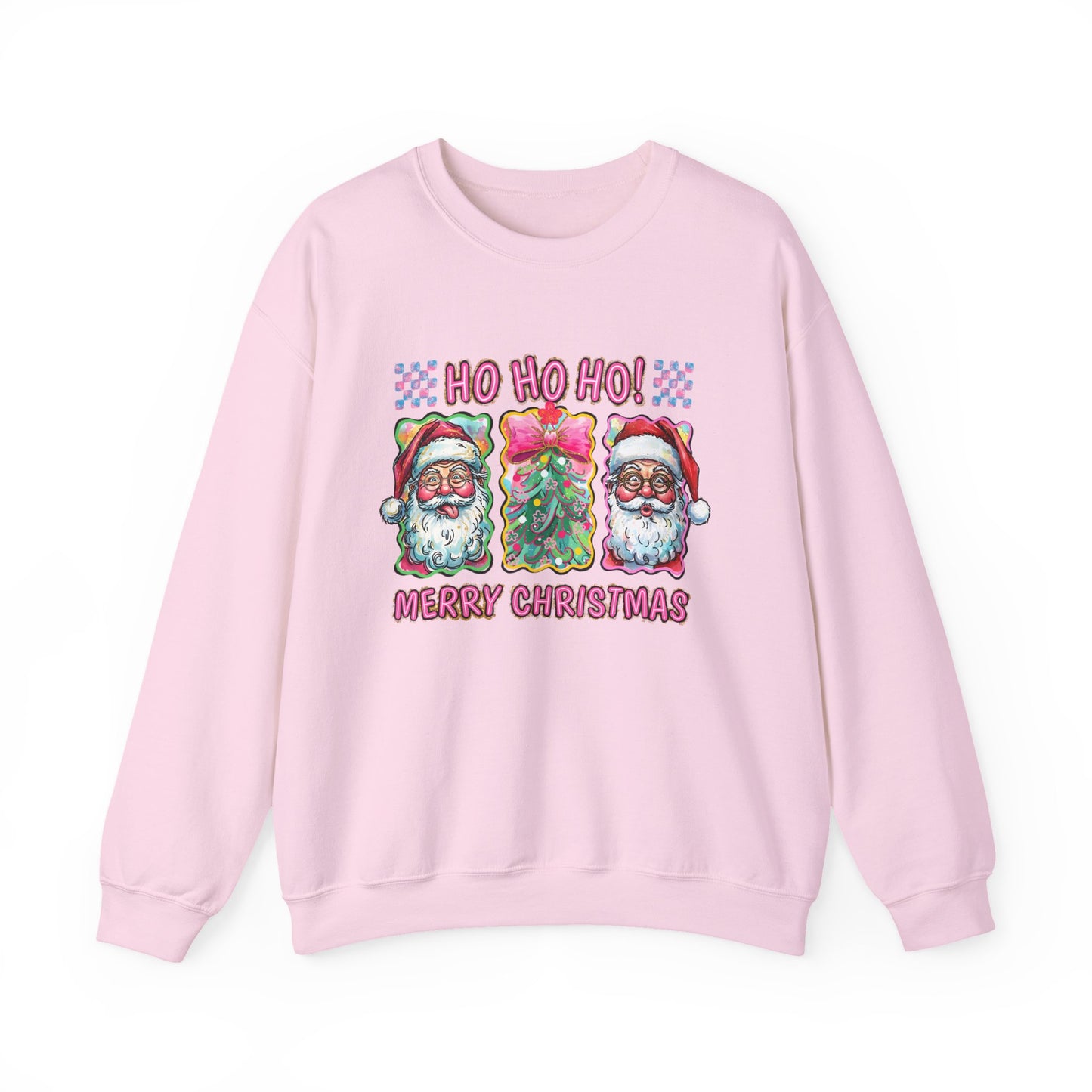 Festive Santa Crewneck Sweatshirt - Ho Ho Ho! Merry Christmas
