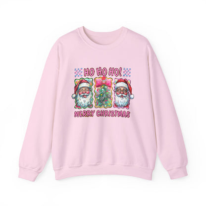 Festive Santa Crewneck Sweatshirt - Ho Ho Ho! Merry Christmas