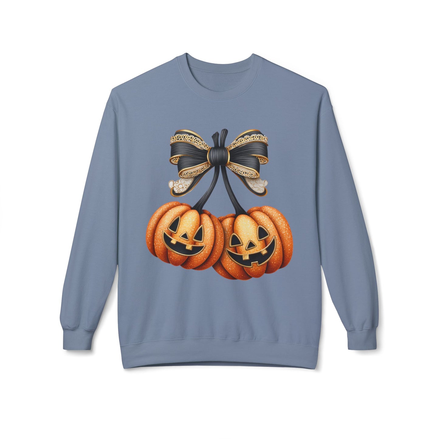 Halloween Pumpkin Sweatshirt, Cozy Fall Apparel, Unisex Crewneck, Spooky Season Gift, Autumn Fashion, Halloween Decorations