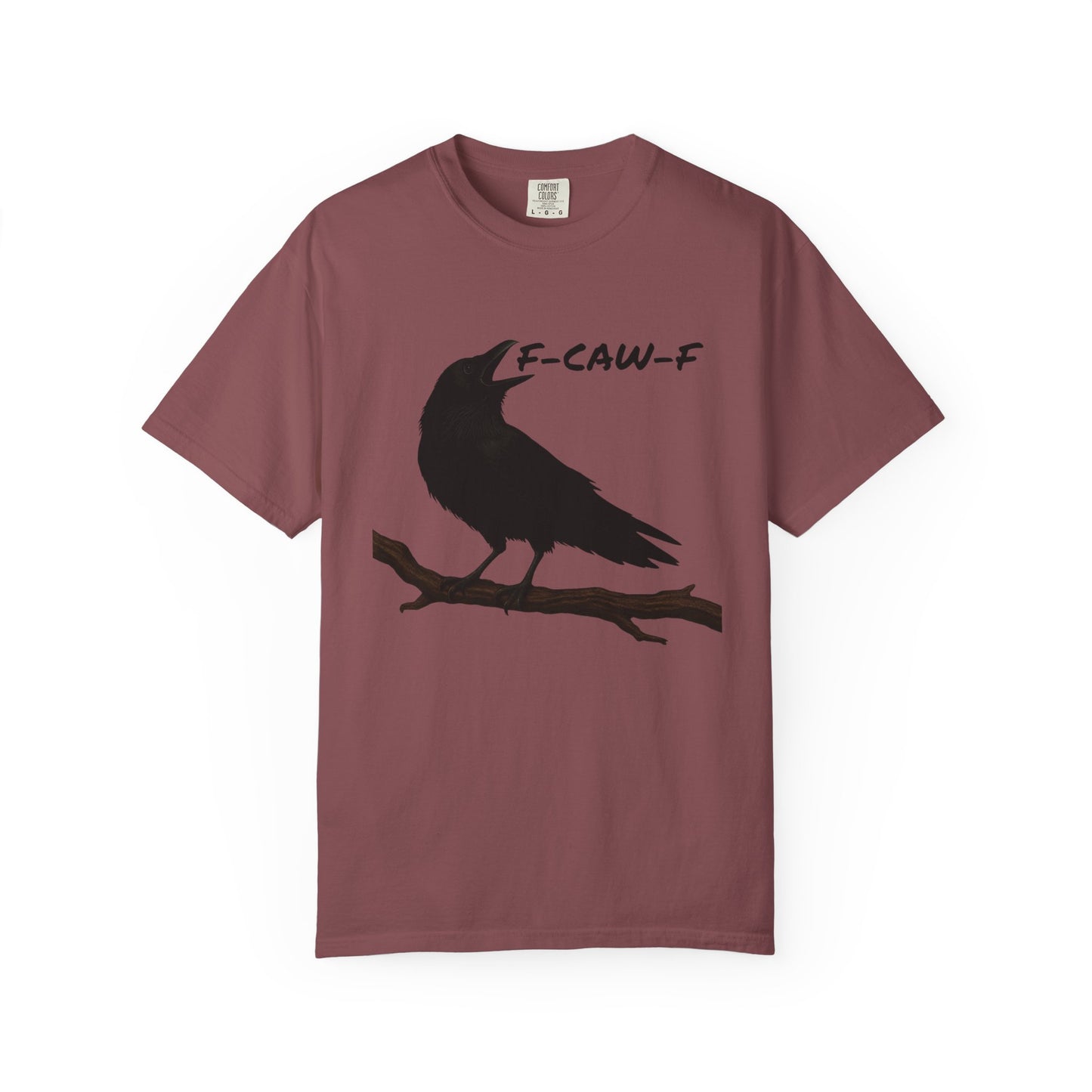 F-Caw-F Unisex T-Shirt, Casual Wear, Bird Lover Gift, Nature Tee, Funny Animal Shirt, Gift for Friends, crow