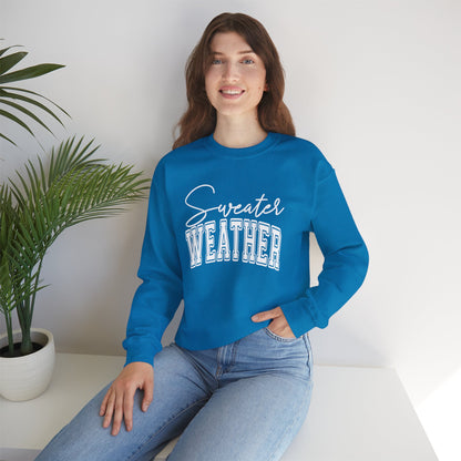Unisex Heavy Blend™ Crewneck Sweater Weather Sweatshirt
