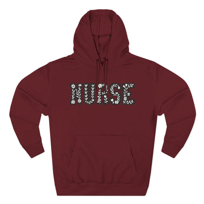 Nurse Fleece Hoodie | Cozy Medical Apparel, Gift for Healthcare Workers, Nurse Appreciation, Medical Humor Hoodie
