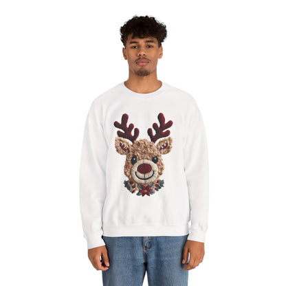 Cozy Reindeer Sweatshirt for the Holidays