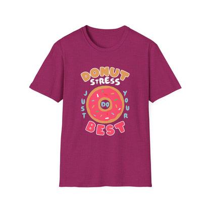 Donut Stress Unisex Softstyle T-Shirt, Funny Gift Shirt, Cute Graphic Tee, Relaxation Top, Perfect for Birthdays, Casual Wear