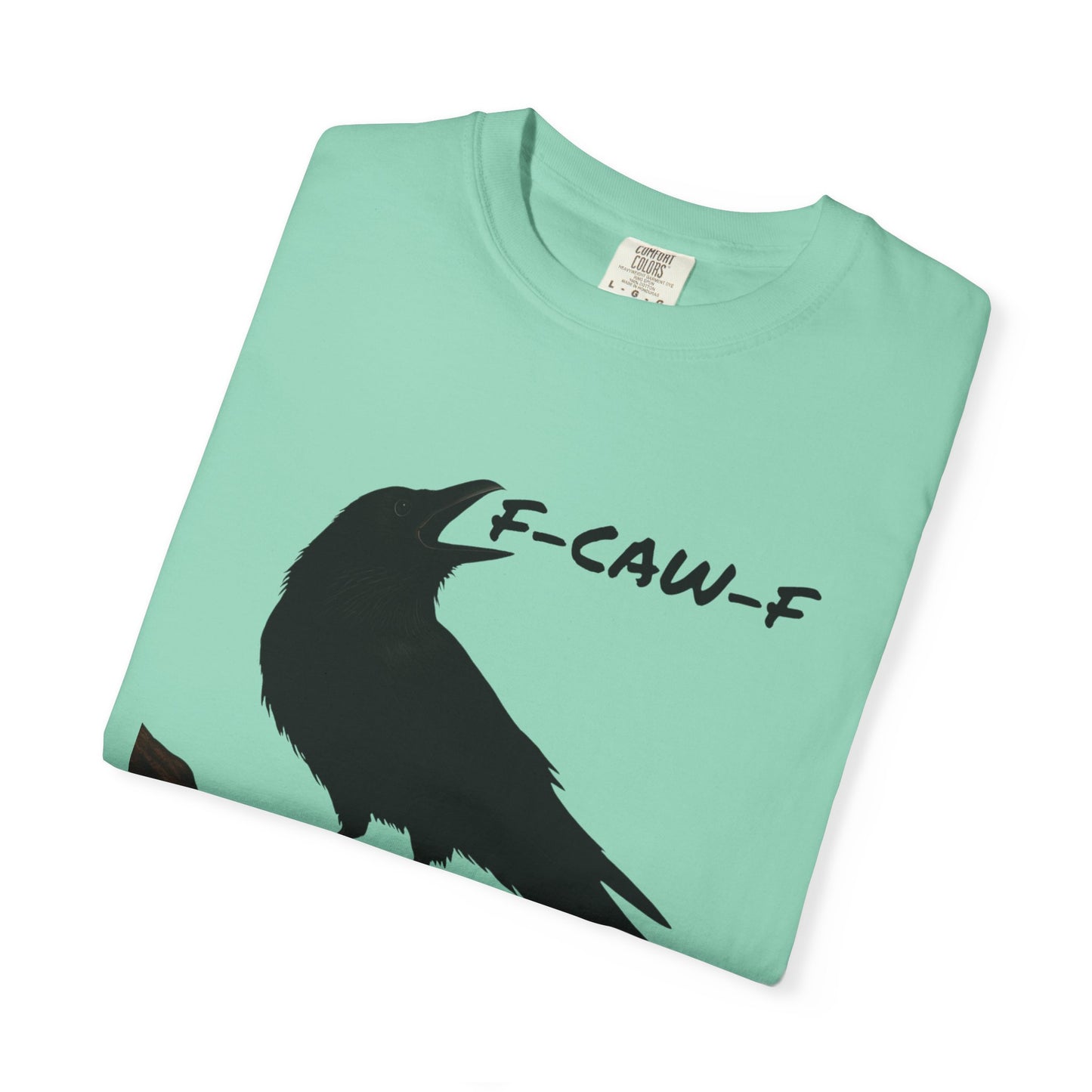 F-Caw-F Unisex T-Shirt, Casual Wear, Bird Lover Gift, Nature Tee, Funny Animal Shirt, Gift for Friends, crow
