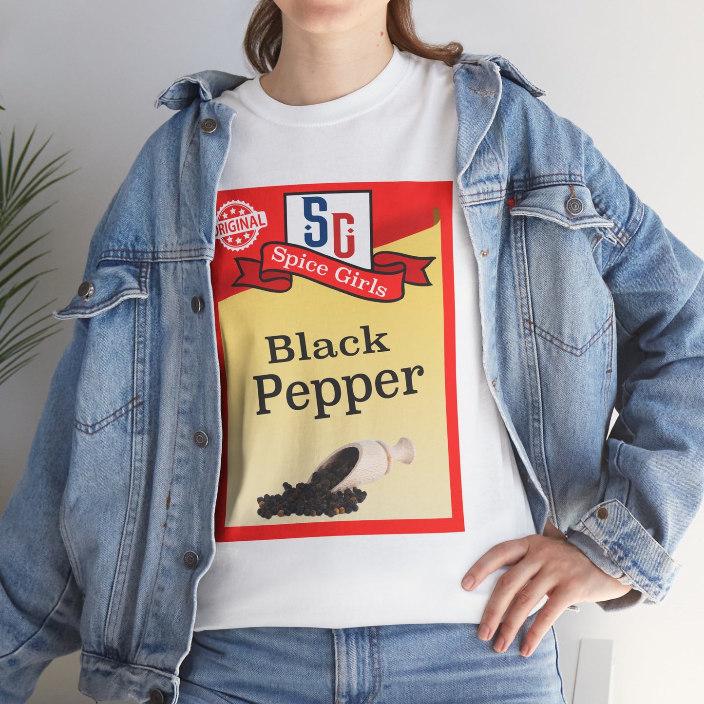 Spice Inspired Tee, Black Pepper Graphic Shirt, Unisex Cotton T-Shirt, Retro Fan Apparel, Fun Cooking Gift, Nostalgic Merchandise