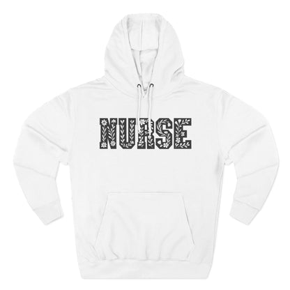 Nurse Fleece Hoodie | Cozy Medical Apparel, Gift for Healthcare Workers, Nurse Appreciation, Medical Humor Hoodie