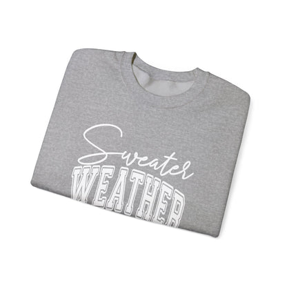 Unisex Heavy Blend™ Crewneck Sweater Weather Sweatshirt