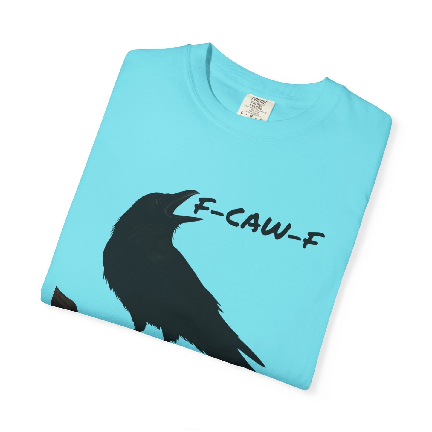 F-Caw-F Unisex T-Shirt, Casual Wear, Bird Lover Gift, Nature Tee, Funny Animal Shirt, Gift for Friends, crow