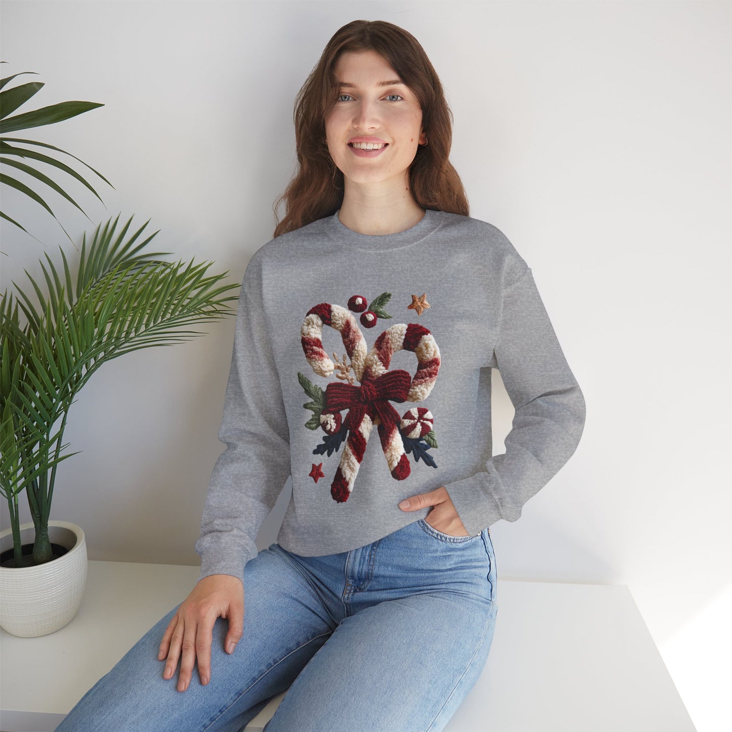 Candy Cane Christmas Sweatshirt