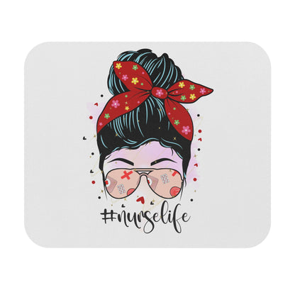 Nurse Life Mouse Pad, Cute Mouse Mat for Office, Nurse Gift, Work Accessories, #nurselife Decor