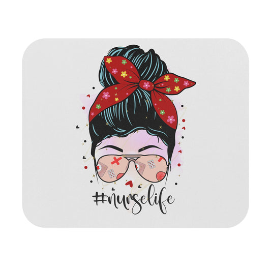 Nurse Life Mouse Pad, Cute Mouse Mat for Office, Nurse Gift, Work Accessories, #nurselife Decor
