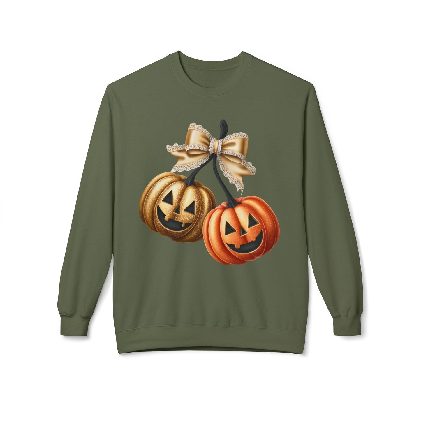 Pumpkin Halloween Crewneck Sweatshirt, Autumn Style, Fall Fashion, Cozy Fleece, Unisex Sweatshirt, Halloween Gift
