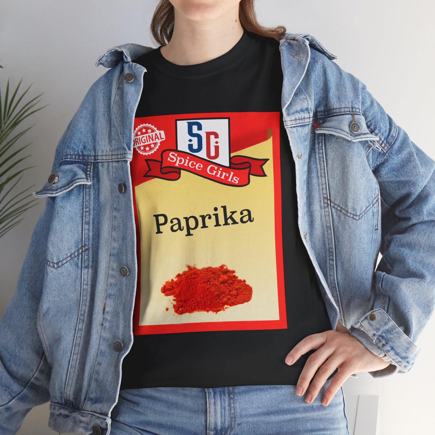 Spice Paprika Tee, Retro T-Shirt, 90s Nostalgia Shirt, Gift for Fans, Unisex Cotton Top