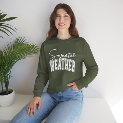 Unisex Heavy Blend™ Crewneck Sweater Weather Sweatshirt