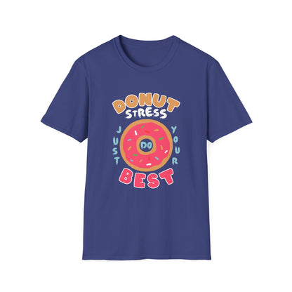 Donut Stress Unisex Softstyle T-Shirt, Funny Gift Shirt, Cute Graphic Tee, Relaxation Top, Perfect for Birthdays, Casual Wear