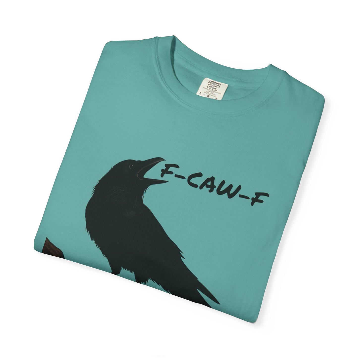 F-Caw-F Unisex T-Shirt, Casual Wear, Bird Lover Gift, Nature Tee, Funny Animal Shirt, Gift for Friends, crow