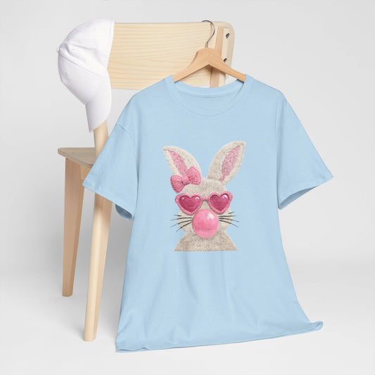 Bunny with Pink Heart Sunglasses T-Shirt