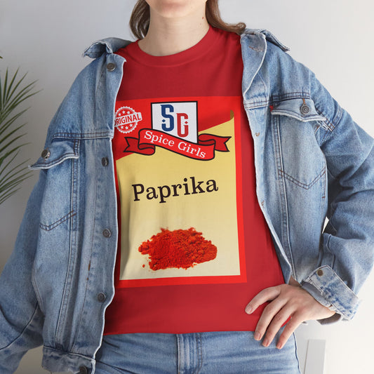 Spice Paprika Tee, Retro T-Shirt, 90s Nostalgia Shirt, Gift for Fans, Unisex Cotton Top