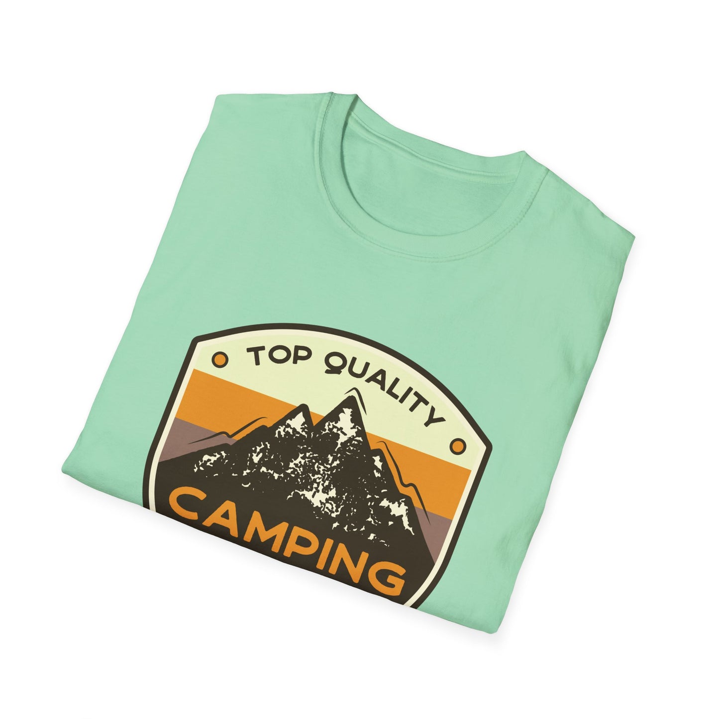Camping Dad Unisex Softstyle T-Shirt | Perfect Gift for Dads, Outdoor Adventurers, Father's Day, Camping Trips, Family Gatherings