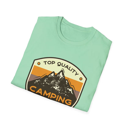 Camping Dad Unisex Softstyle T-Shirt | Perfect Gift for Dads, Outdoor Adventurers, Father's Day, Camping Trips, Family Gatherings