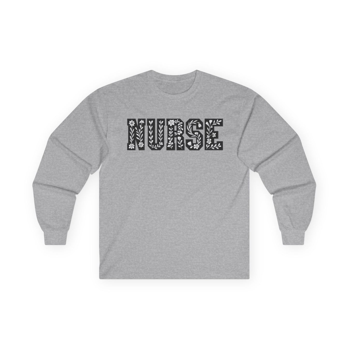 Nurse Long Sleeve Tee - Gift for Healthcare Workers, Medical Apparel, Nurse Appreciation, Everyday Wear, Unisex Cotton Shirt