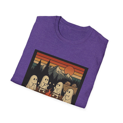 Camp Spooky Unisex T-Shirt | Halloween Vibes, Ghost Lovers Gift, Fall Apparel, Campfire Tee, Casual Wear