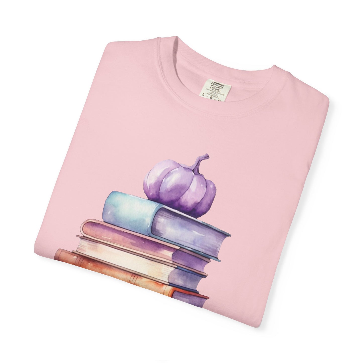 Autumn Books T-shirt, Cozy Fall Tee, Book Lover Gift, Unisex T-shirt, Perfect for Halloween, Thanksgiving, Reading Enthusiasts