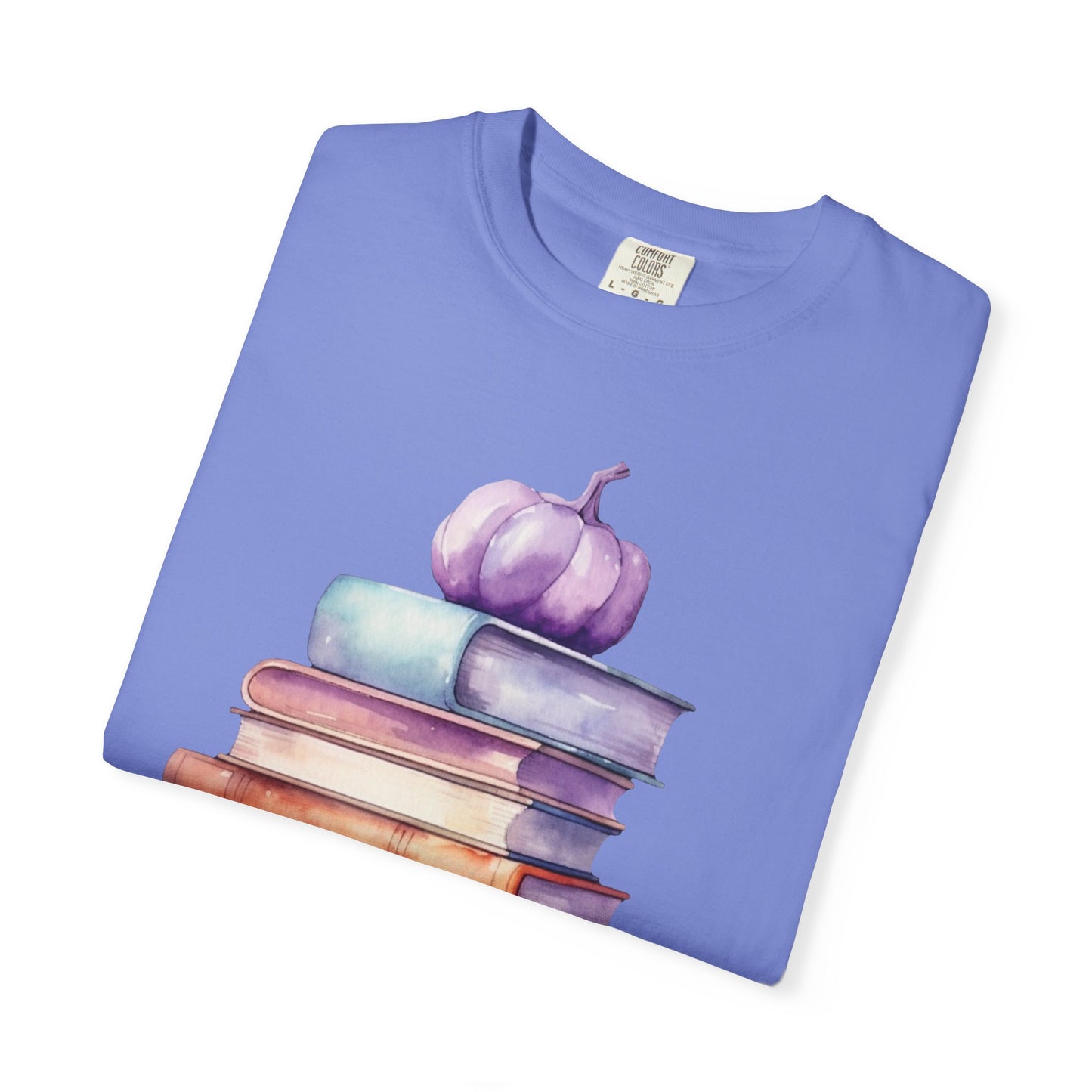 Autumn Books T-shirt, Cozy Fall Tee, Book Lover Gift, Unisex T-shirt, Perfect for Halloween, Thanksgiving, Reading Enthusiasts