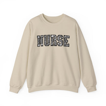 Nurse Crewneck Sweatshirt, Cozy Gift for Healthcare Workers, Ideal for Nursing Students, Medical Professionals, Appreciation Gift