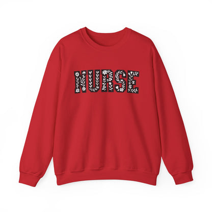 Nurse Crewneck Sweatshirt, Cozy Gift for Healthcare Workers, Ideal for Nursing Students, Medical Professionals, Appreciation Gift