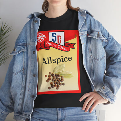Spice Allspice Tee, Fun Graphic T-Shirt, Vintage Style Cotton Shirt, Gift for Foodies, Music Lovers, Casual Everyday Wear