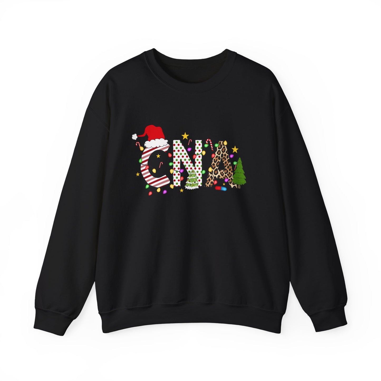 Christmas Festive CNA Crewneck Sweatshirt with Holiday Design