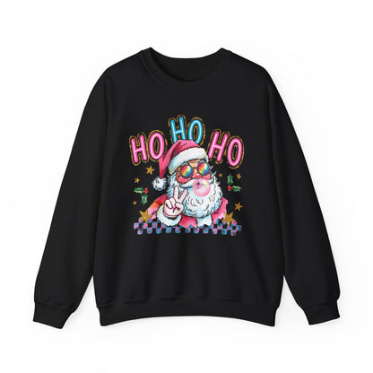 Festive Santa Sweatshirt - 'Ho Ho Ho' Design for Holiday Cheer