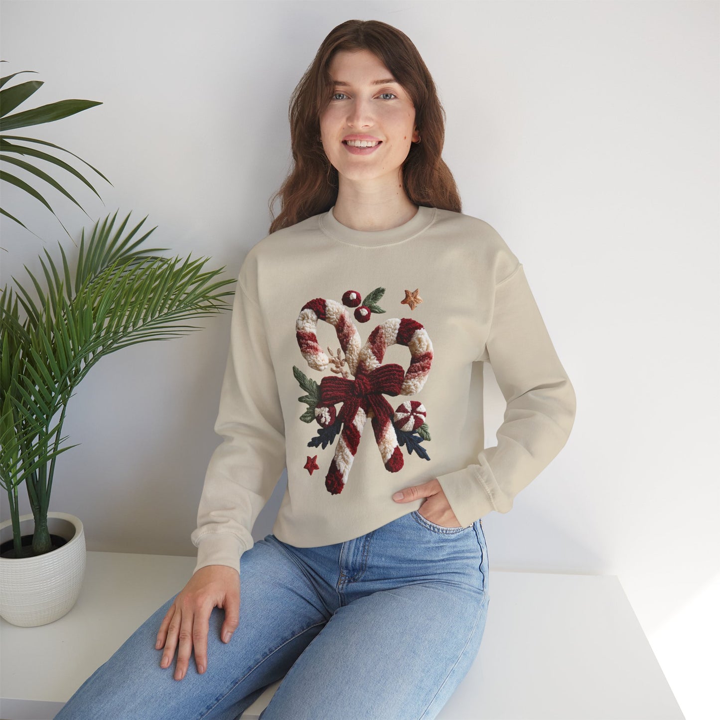 Candy Cane Christmas Sweatshirt